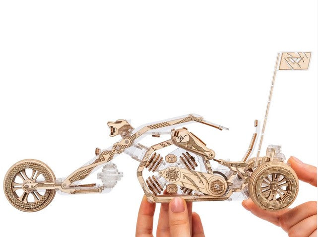 Viter Models Tricycle Black Wolf. Mechanical kit - 3D puzzle