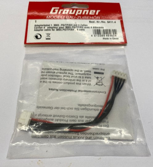 Graupner Adapter Cable - PO/TP/XH -  Cells 6411.4