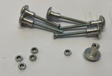 M2 Bolts nuts and Domed insert - Pack of 4