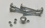 M2 Bolts nuts and Domed insert - Pack of 4