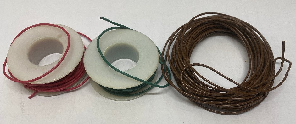 Assorted wire in red/green/brown