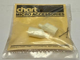 Micro Mold Push Rod Ends 1/4 inch - Pair DN47