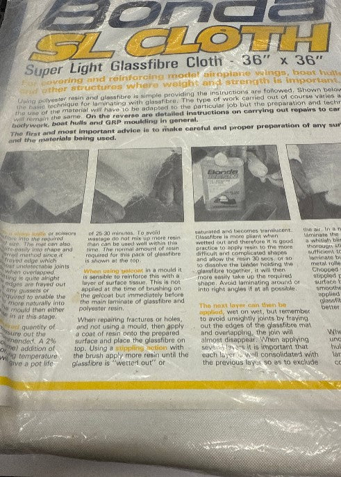 Bonda SL Glass Cloth 36 x 36 inches