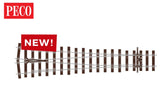 Peco OO Streamline Large Radius Y Turnout - Bullhead