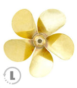 Raboesch 5 Blade Left Handed Brass Prop 40-L-5BL-M4