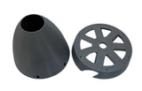 3D Printed Electric Spinner Grey - 90mm diameter