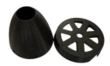 3D Printed Electric Spinner Black- 90mm diameter (Copy)