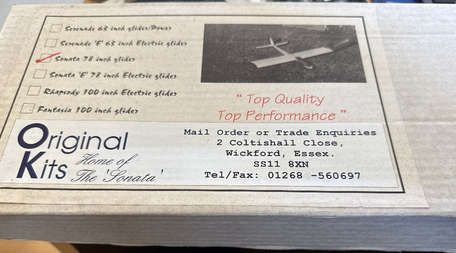 Models international Sonata glider 78 kit - SECOND HAND