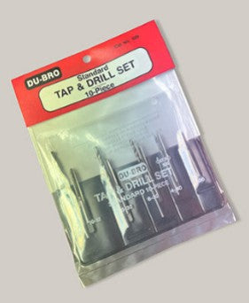 Dubro 10 piece Standard Tap & Drill Set