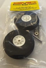 Main Wheels & Axles from Wot 4 Mk 2 ARTF 60mm - PAIR