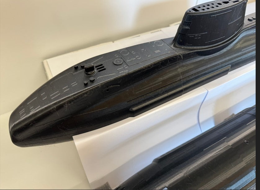 3D Printed British Astute Class Submarine in 1:96 scale