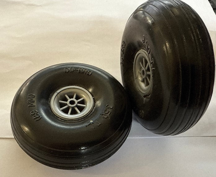 Dubro 350T Treaded pair - SECOND HAND