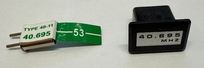 Futaba 40mhz AM Ch 53 (40.695)AM Rx/Tx crystals