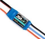 Flycolour 20A ESC 2-4S Electric Speed Controller 3A UBEC