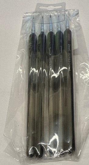 Pack of 5 Fine tipped modelling brushes
