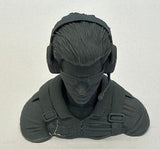 Civilian Scale Pilot - Head and Shoulders with head phones