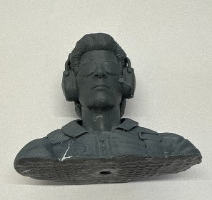 Civilian Scale Pilot - Head and Shoulders with head phones