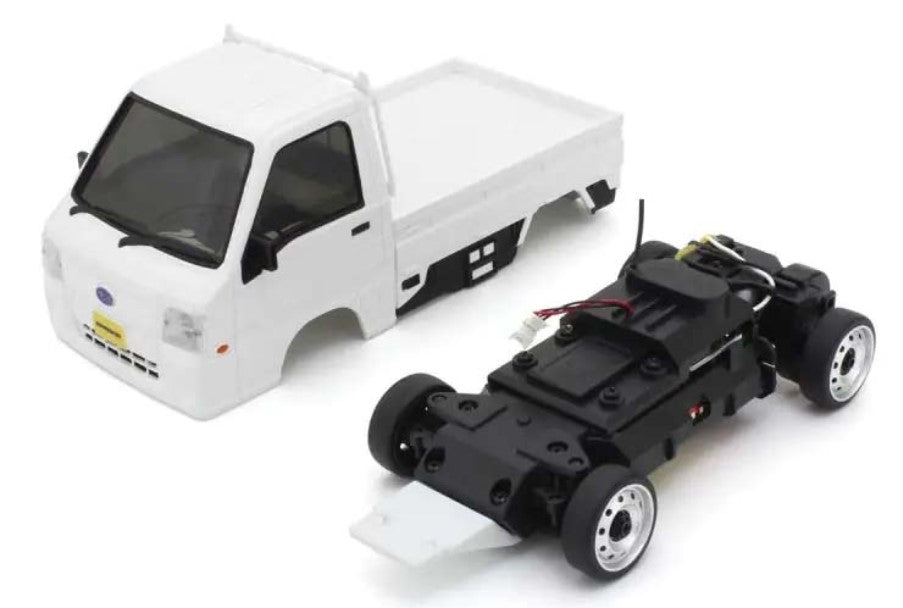 Kyosho First Mini-Z 1:28 Subaru Sambar WHITE- Ready to Go