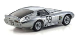 Kyosho First Mini-Z 1:28 Shelby Cobra Daytona Chrome - Ready to Go