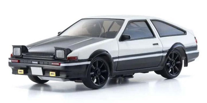 Kyosho First Mini-Z 1:28 Initial-D Sprinter Trueno AE86 WH/BK Carbon - Ready to Go