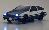 Kyosho First Mini-Z 1:28 Initial-D Sprinter Trueno AE86 WH/BK Carbon - Ready to Go