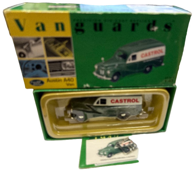 Lledo Limited Edition Vanguards Die Cast 1/43 Austin A40 Van - Castrol Oil