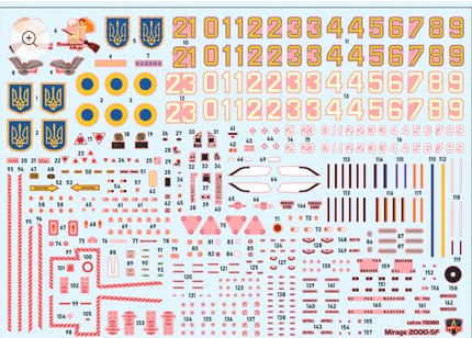 Modelsvit 1/72 Mirage 2000-5F Kit 72080