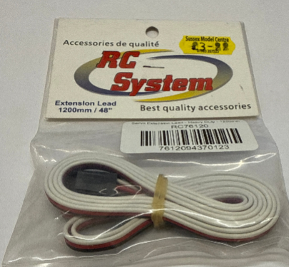 Servo Extension Lead - Heavy Duty - 1200mm - 48inches
