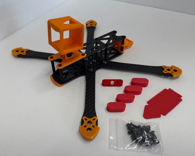 Long Range Quad Copter with TPU parts - 7inch frame