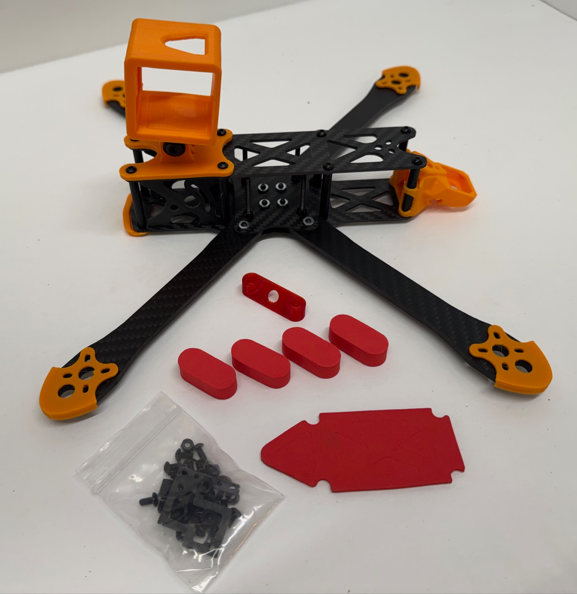 Long Range Quad Copter with TPU parts - 7inch frame