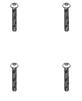 PD RACING B head hex screw HM4*30 & 10mm   4pcs