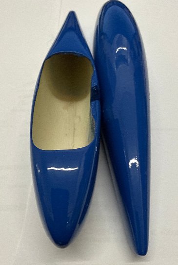 Glassfibre Blue Wheel Spats - Pair