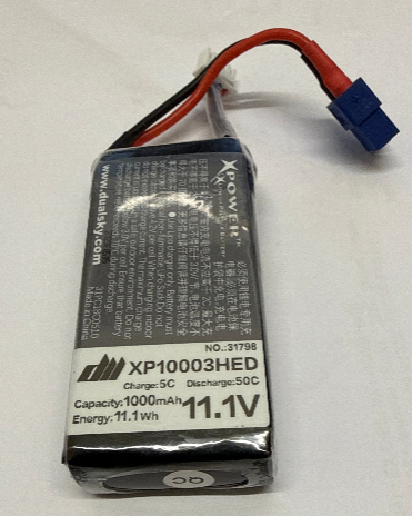 Dualsky 3s 1000mAh 50c Lipo - Second Hand