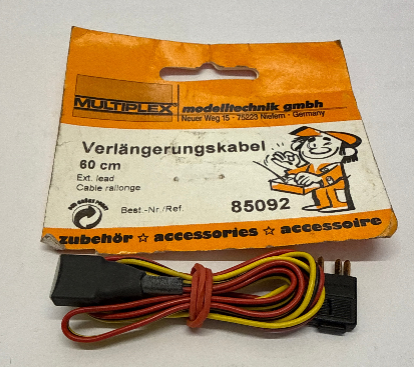 Multiplex 600mm Extension Lead (Box 76)