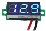General Purpose Voltage Meter - LED 0.28 Inch (7mm) display - Blue