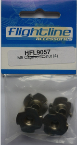 Flightline Captive T Nuts - pack of 4 - M5