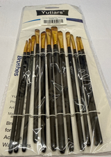 Assorted Paint Brushes - Pack of 12
