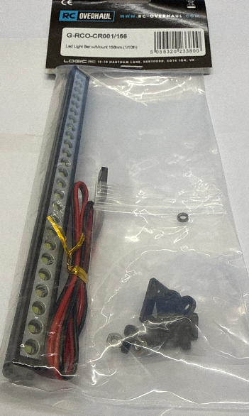 RC Overhaul Led Light Bar w/Mount 156mm (1/10th)