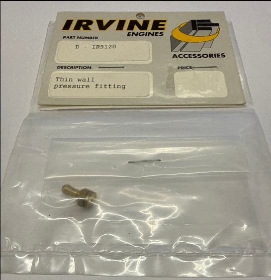 Irvine Thin Wall Pressure Fitting IR9120