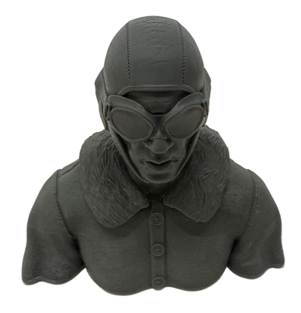 Manfred 3D Printed WW1  Unpainted Pilot - Head and Shoulders