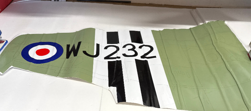 Black Horse 33cc Decal Set for BH102 Sea Fury