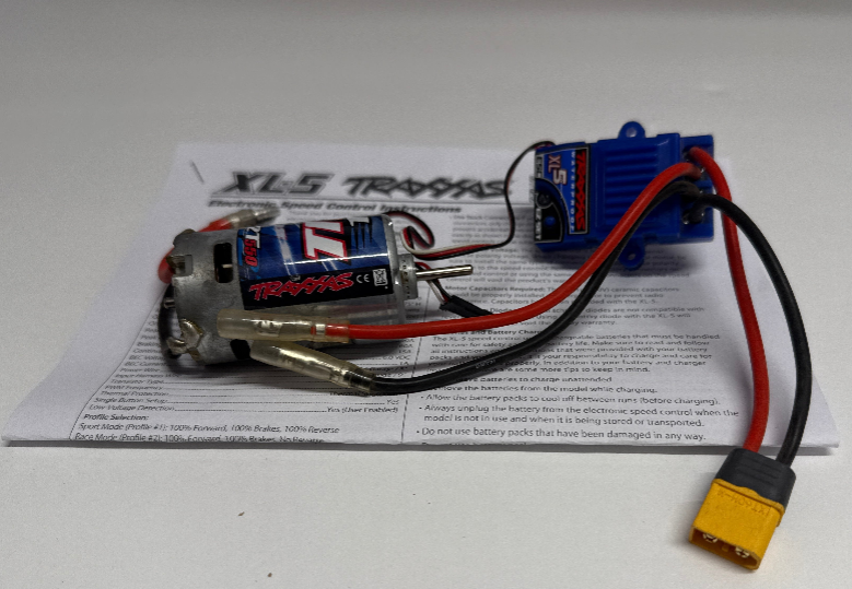 Traxxas 12-Turn 550 Brushed Motor & XL5 ESC unit - Second Hand
