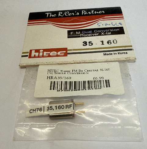 HITEC 35mhz FM Rx Crystal 35.050 (65) Single Conversion