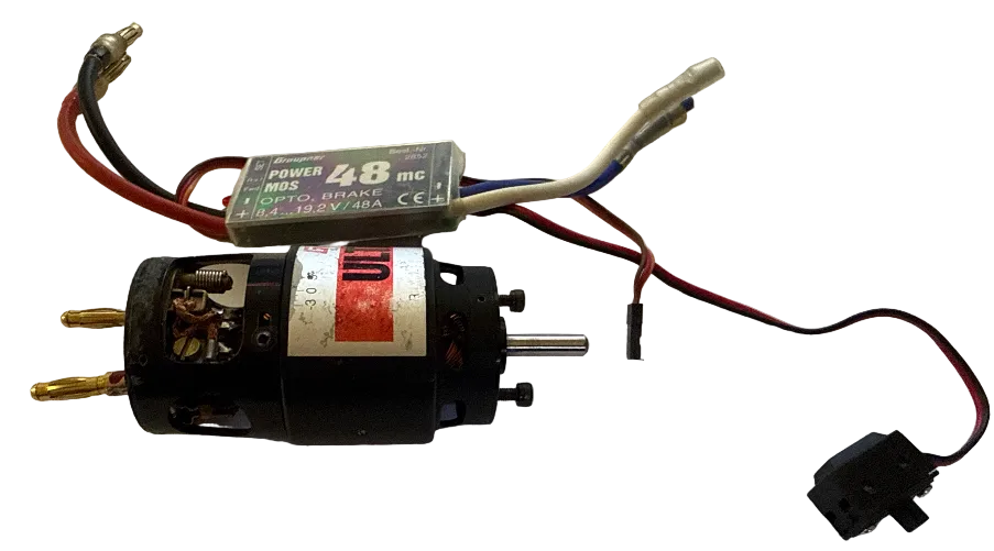 Graupner  1300-12  Motor with Power 48mc ESC unit - SECOND HAND