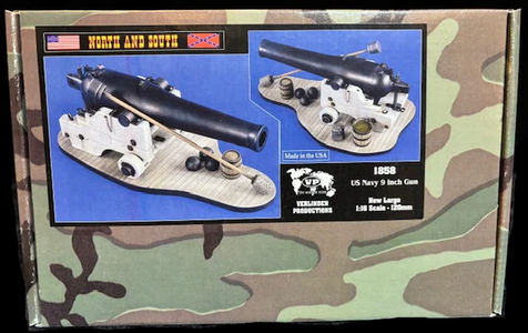 Verlinden 120mm (1/16) US Navy IX-inch Dahlgren Shell Gun Civil War [Resin] 1858 Kit