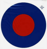 RAF04 - RAF Roundel Low Visibility 350mm - Pair