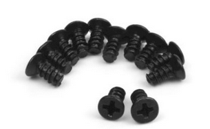BLACKZON Countersunk Self Tapping Screws 2.6x6mm (12pcs)