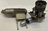 OS 40FP Engine with Silencer - Sold for parts only (Box 63)