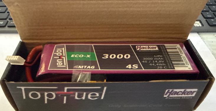 Hcker TF ECO-X 3000-4S MTAG Lipo - XT60