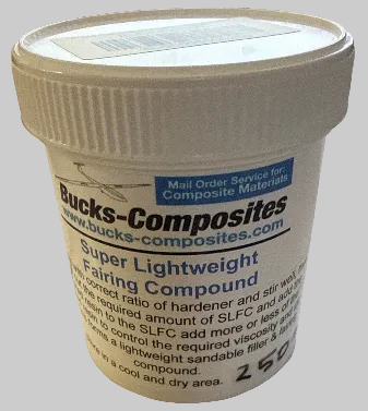Bucks Composites Super Lightweight Fairing Compound 250ml